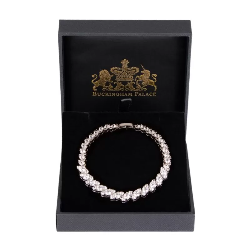 Buckingham Palace Slim Oval Crystal Bracelet*Royal Collection Shop Best Sale