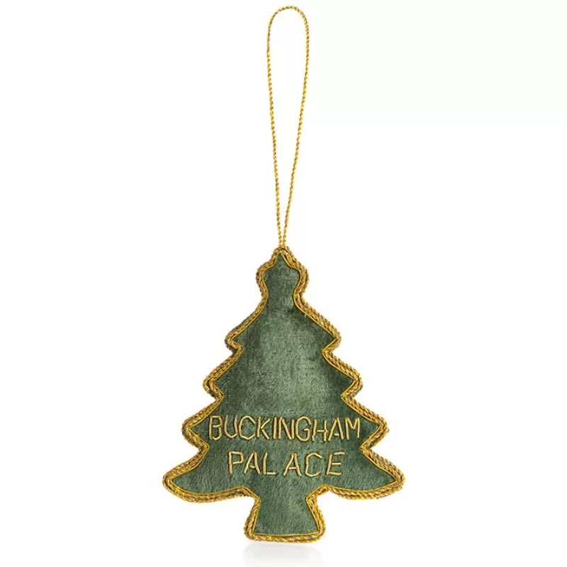 Buckingham Palace Velvet Christmas Tree Decoration*Royal Collection Shop Fashion