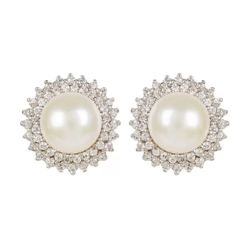 Centred Pearl Earrings*Royal Collection Shop Online