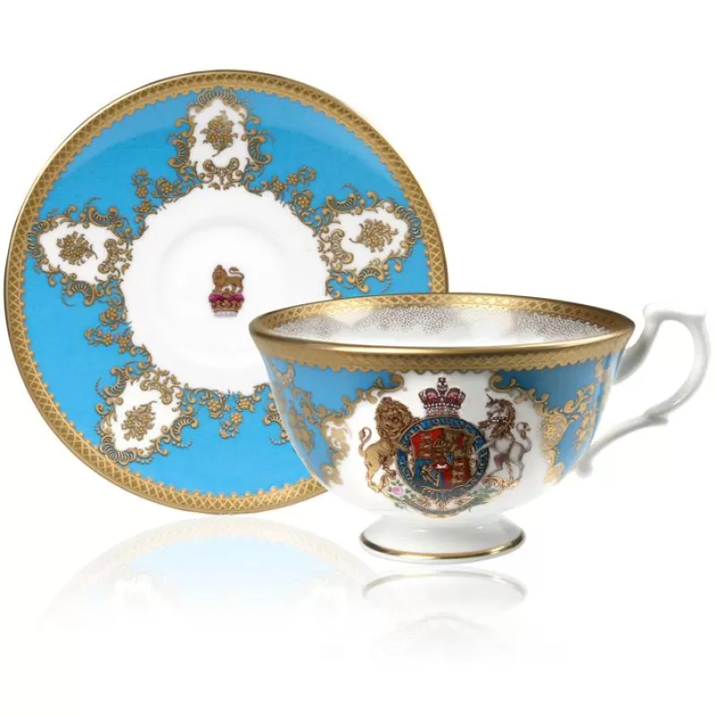 Coat Of Arms Teacup And Saucer*Royal Collection Shop Flash Sale