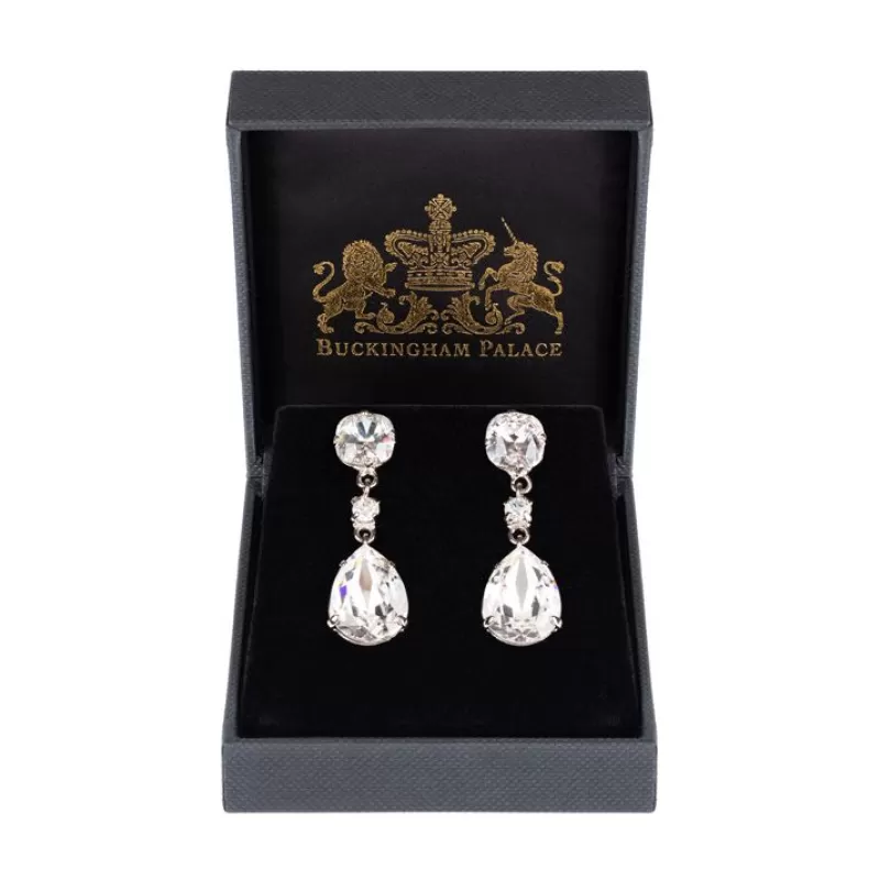 Coronation Crystal Earrings*Royal Collection Shop Cheap