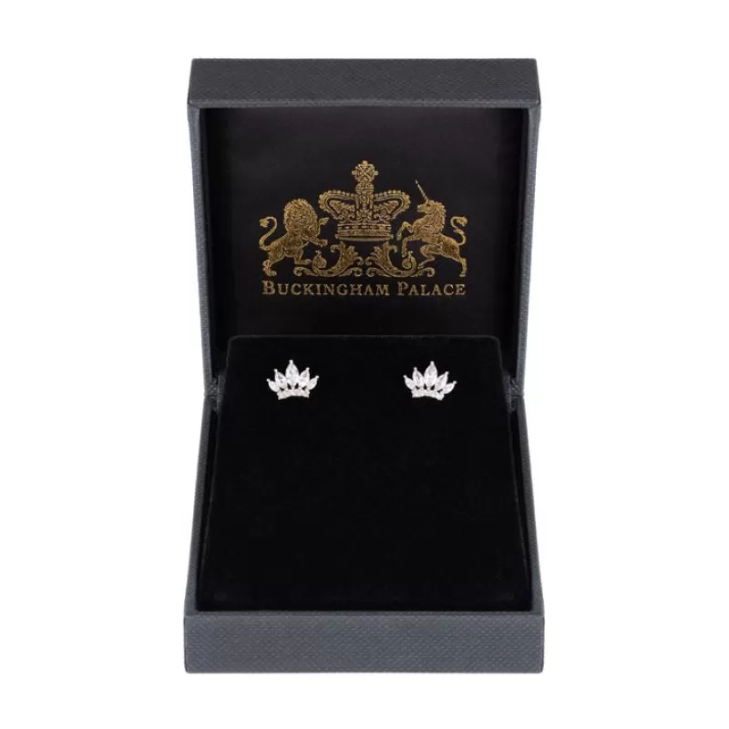 Crystal Crown Earrings*Royal Collection Shop Best Sale