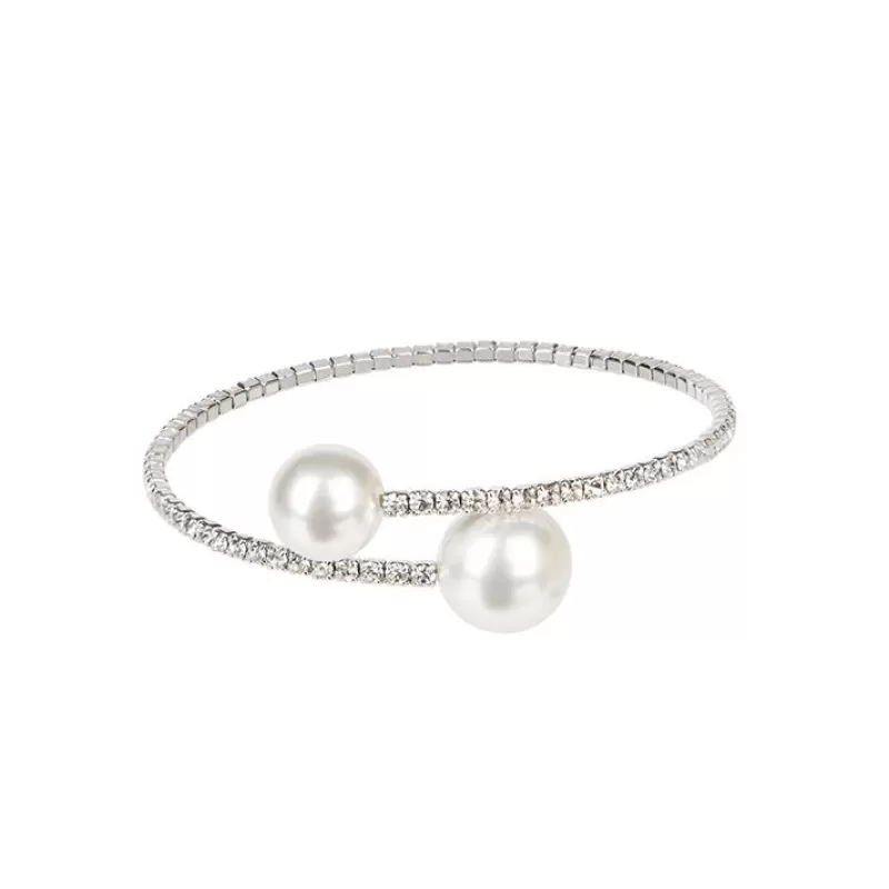 Double Pearl Crystal Bracelet*Royal Collection Shop Best