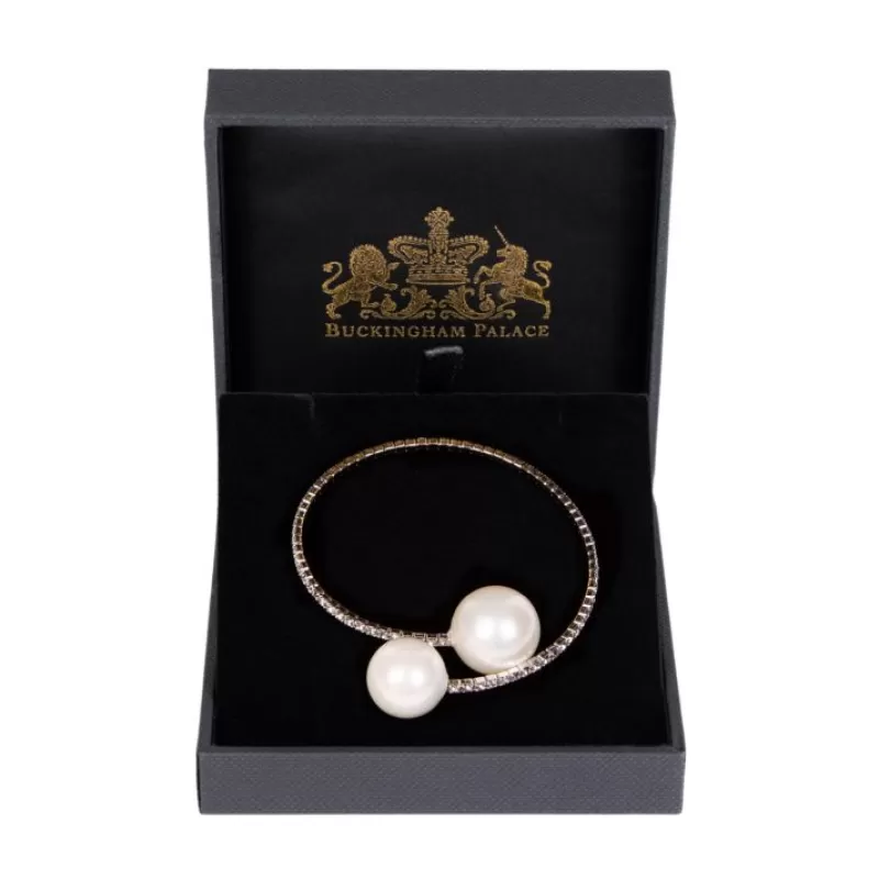 Double Pearl Crystal Bracelet*Royal Collection Shop Best