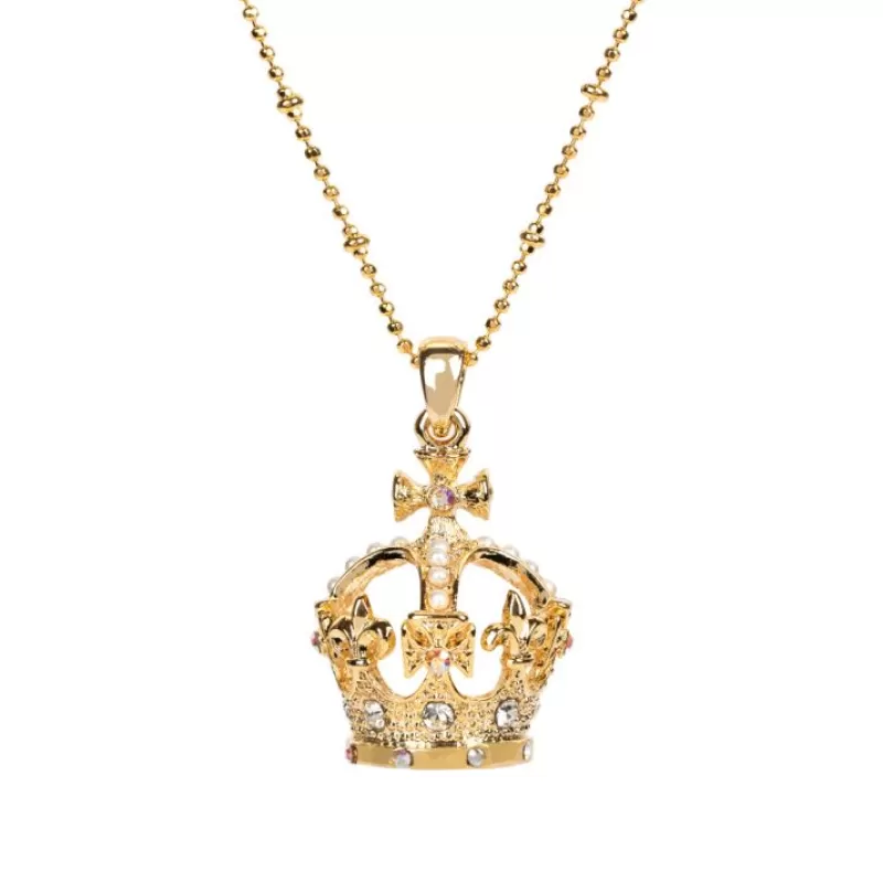 Gold Crown Necklace*Royal Collection Shop Best Sale