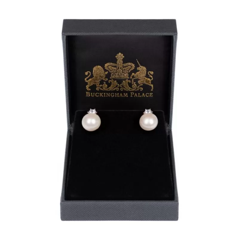 Large Pearl Earrings*Royal Collection Shop Discount