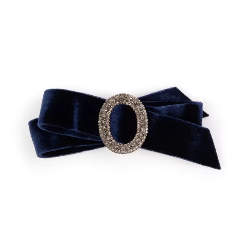 Navy Velvet Bow*Royal Collection Shop Discount