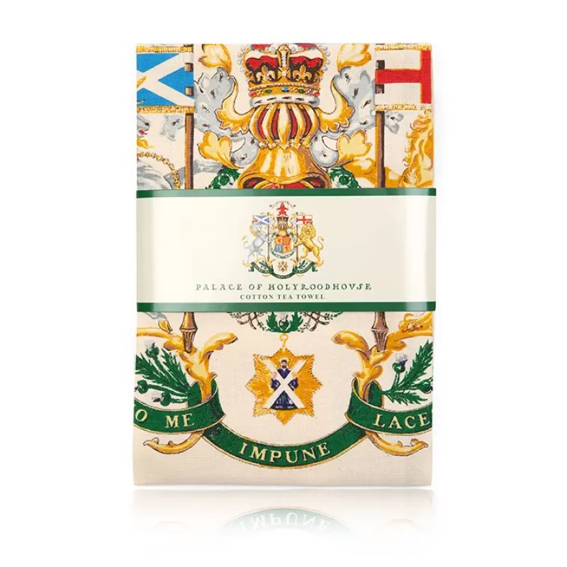 Palace Of Holyroodhouse Crest Tea Towel*Royal Collection Shop Cheap