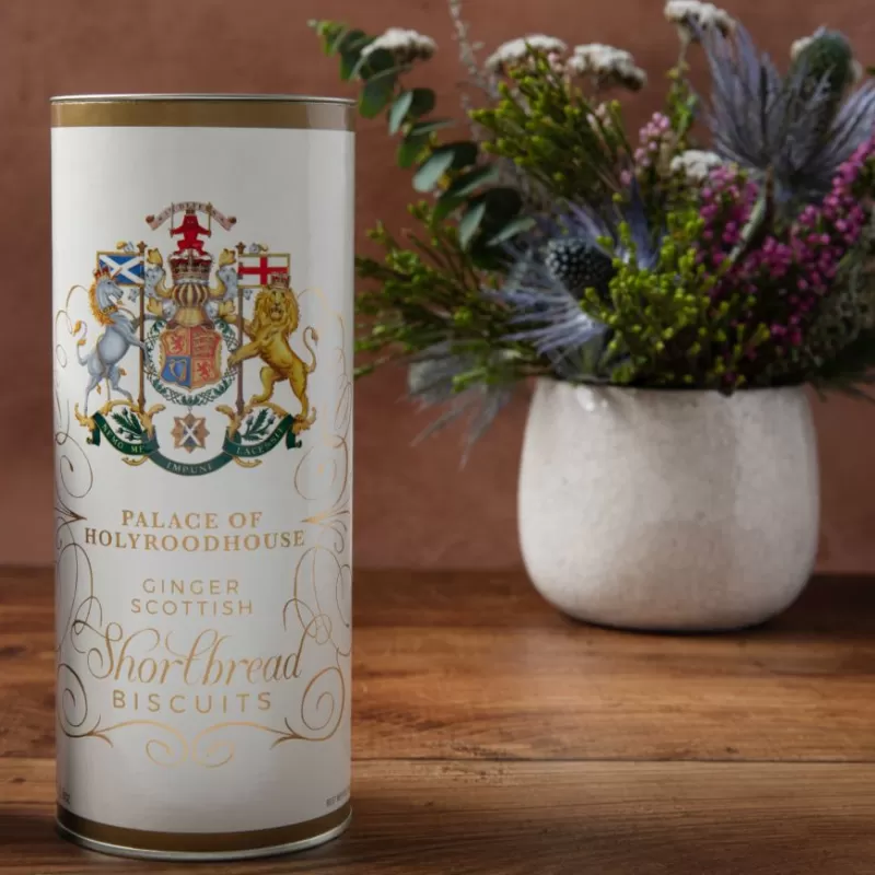 Palace Of Holyroodhouse Ginger Shortbread Tube*Royal Collection Shop Sale