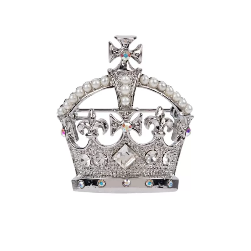 Silver Crown Brooch*Royal Collection Shop Fashion