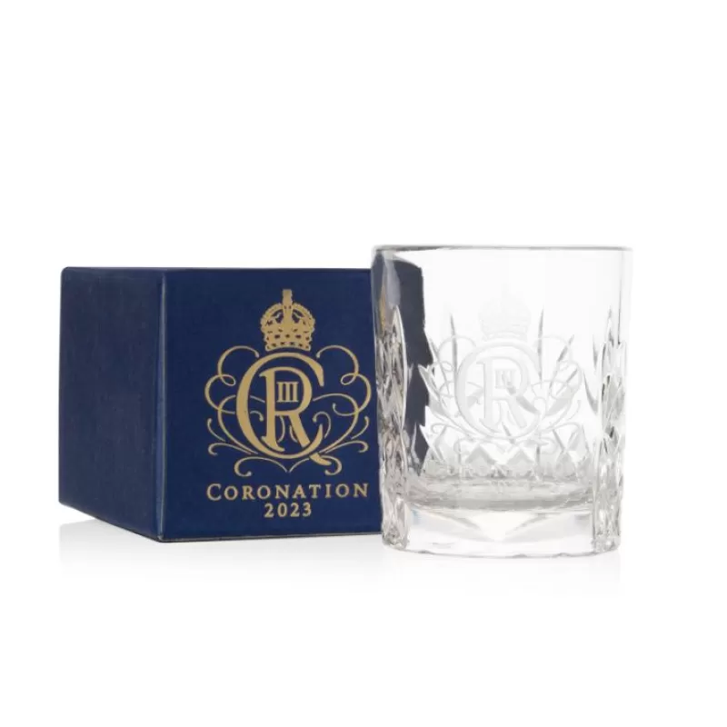 The Coronation Crystal Tot Glass*Royal Collection Shop New