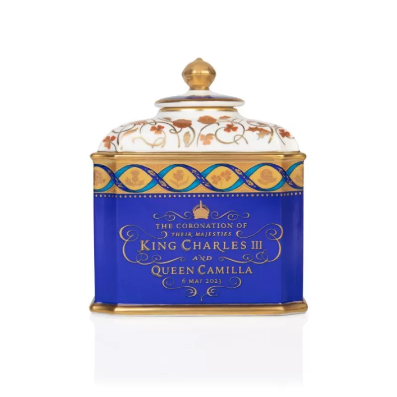 The Coronation Limited Edition Tea Caddy*Royal Collection Shop New