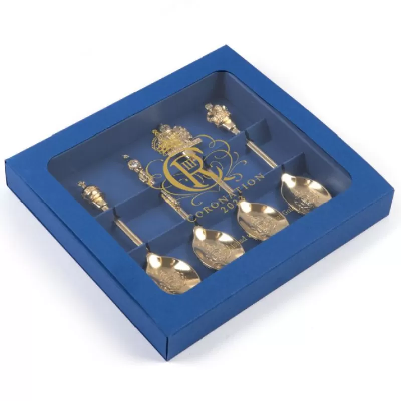 The Coronation Set Of Spoons*Royal Collection Shop Outlet