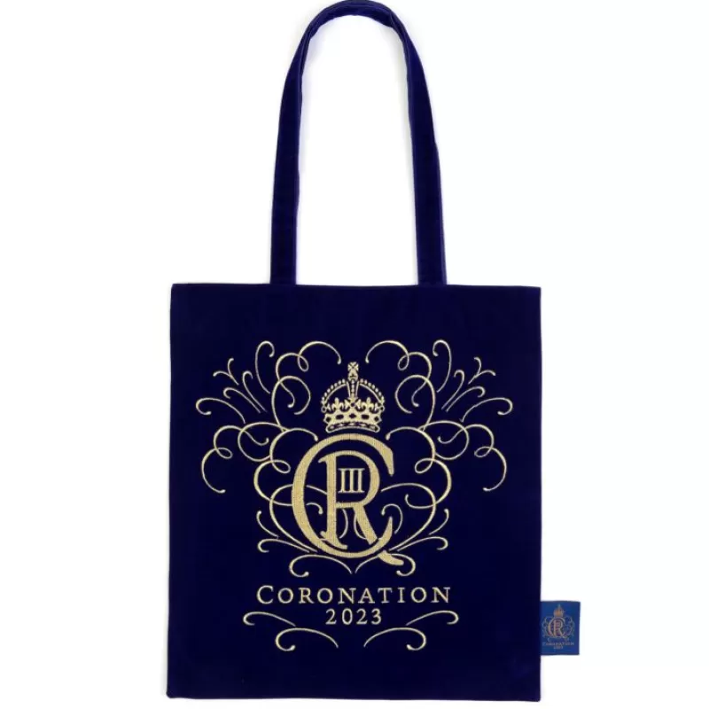 The Coronation Velvet Tote Bag*Royal Collection Shop Hot