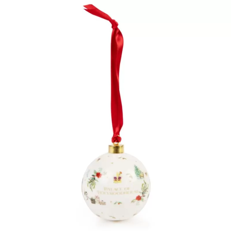 The Palace Of Holyroodhouse Fine Bone China Bauble*Royal Collection Shop Best