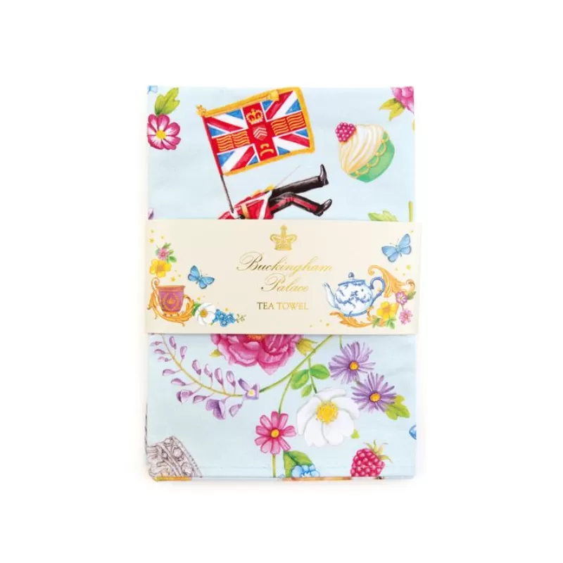 The Summertime Blue Tea Towel*Royal Collection Shop Best