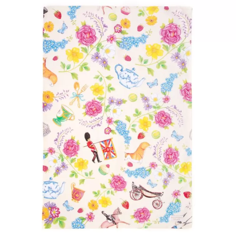 The Summertime Cream Tea Towel*Royal Collection Shop Sale