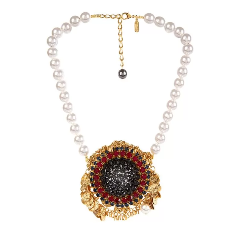 Vicki Sarge Poppy Burst Necklace*Royal Collection Shop Discount