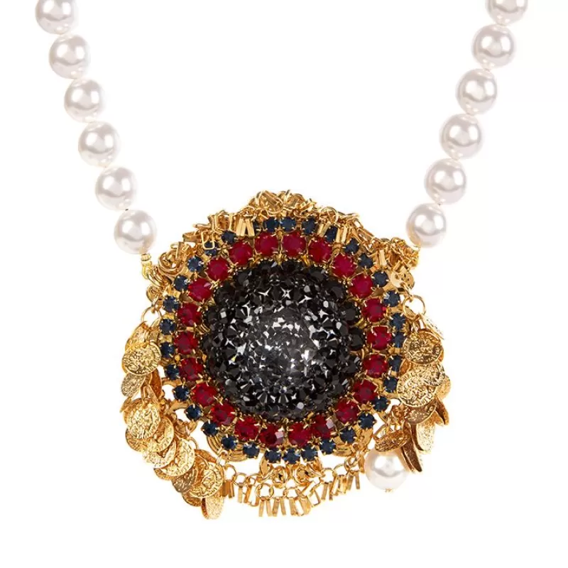 Vicki Sarge Poppy Burst Necklace*Royal Collection Shop Discount