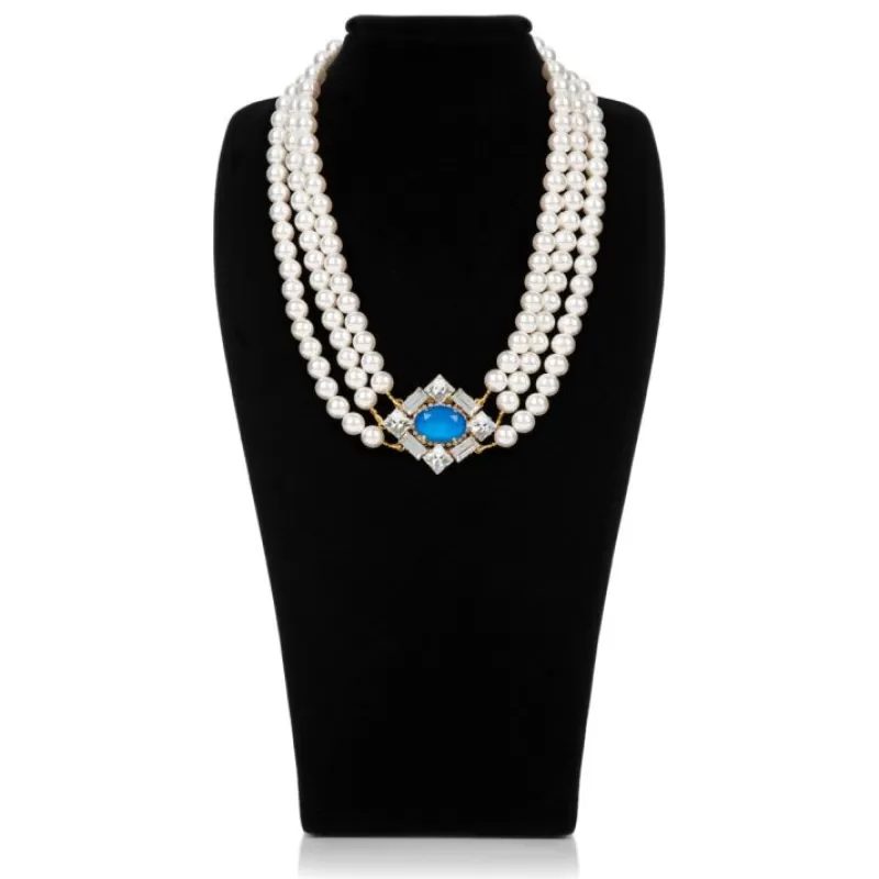 Vicki Sarge Triple Strand Pearl Necklace*Royal Collection Shop Hot