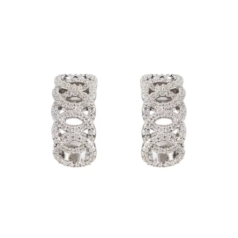 Vladimir Half Hoop Earrings*Royal Collection Shop Outlet