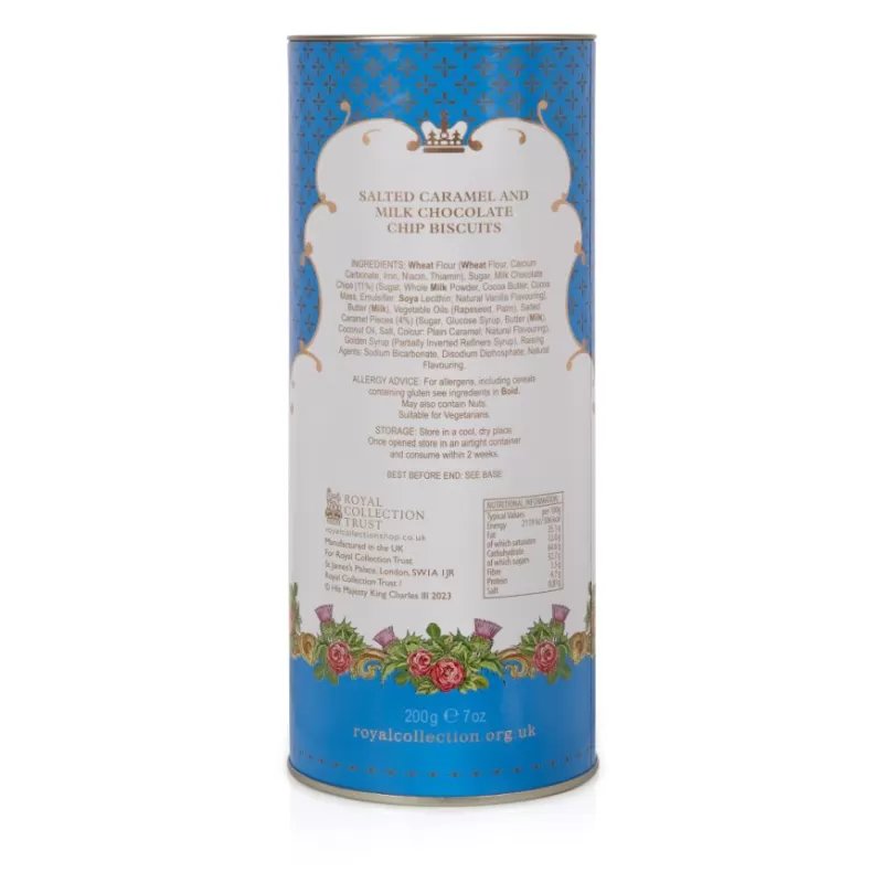 Windsor Castle Salted Caramel And Chocolate Biscuit Tube*Royal Collection Shop Cheap